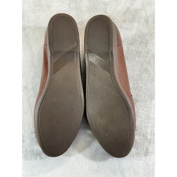 SAS Womens 8 brown leather slip on loafers tripad comfort - Picture 3 of 16